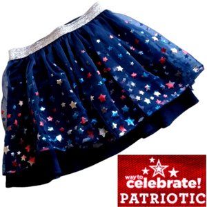 NWOT| Star Spangled Tulle Skirt ⭐ 4T